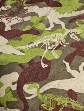 Dinosaur Camo Kint Fabric